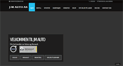 Desktop Screenshot of jmauto.no